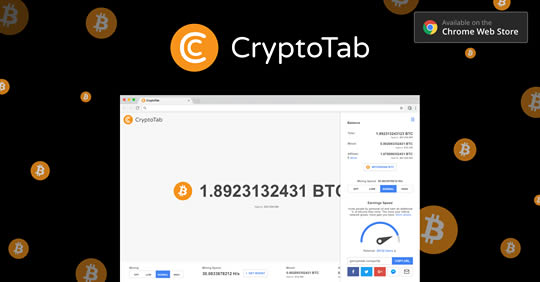 Earn Bitcoin With Google Chrome Firefox Or Cryptotab - 